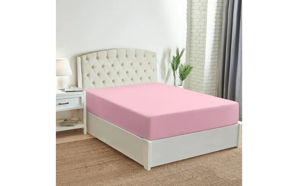 Mellanni Fitted Sheet With Up To 16 Deep Pocket 1 Piece California King Pink