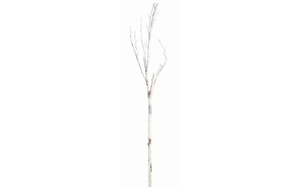Melrose Pvc Set Of 12 Birch Branch With White And Brown Finish 76173ds