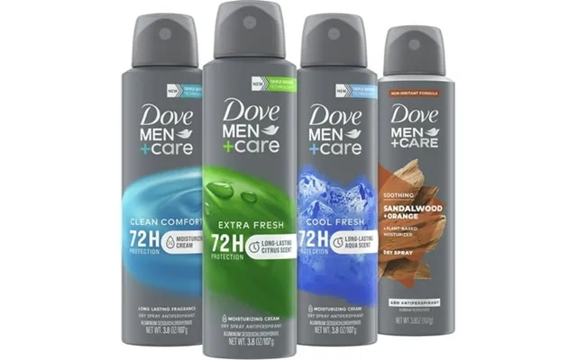 Men Care Dry Spray Antiperspirant Variety 4-pack Scented Non-irritating With Vitamin E 72h Sweat & Odor Protection 3 product image