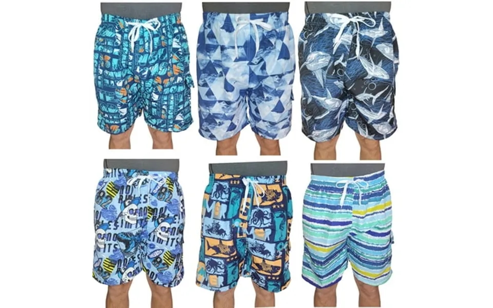 Men S 3 Pockets Cargo Swim Shorts Swimming Trunks Swimwear Suit Beach Surf Boad Summer Wear