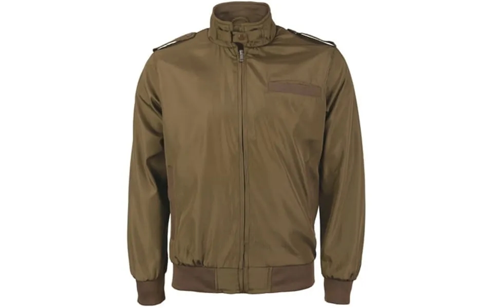 Men S Athletic Lightweight Water Resistant Slim Fit Racer Jacket Camel 2xl