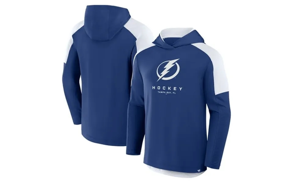 Men S Fanatics Blue Tampa Bay Lightning Meta Game Transitional Pullover Hoodie