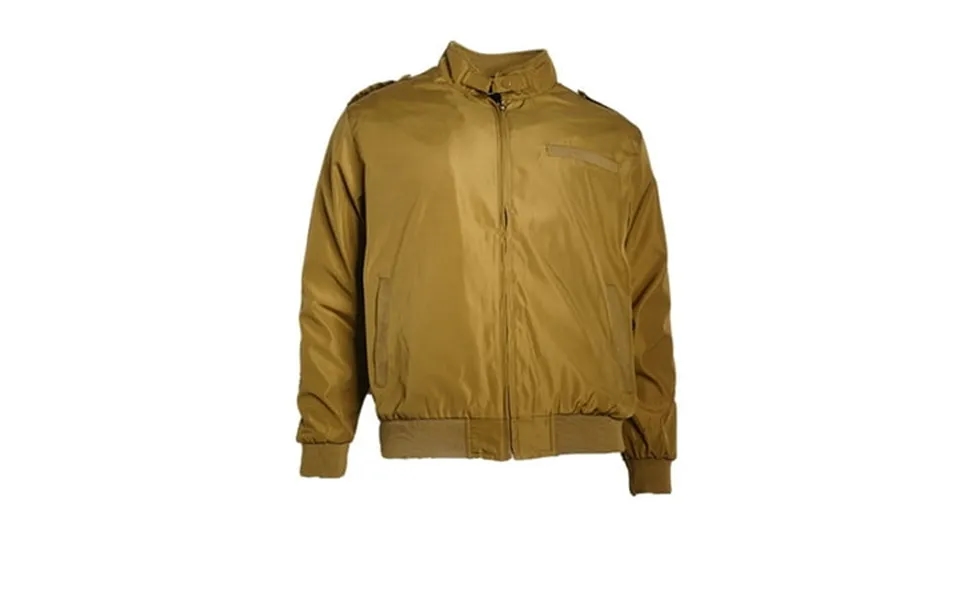 Men S Jacket Athletic Lightweight Water Resistant Full-zip Slim Fit Racer Coat Light Brown 2xl