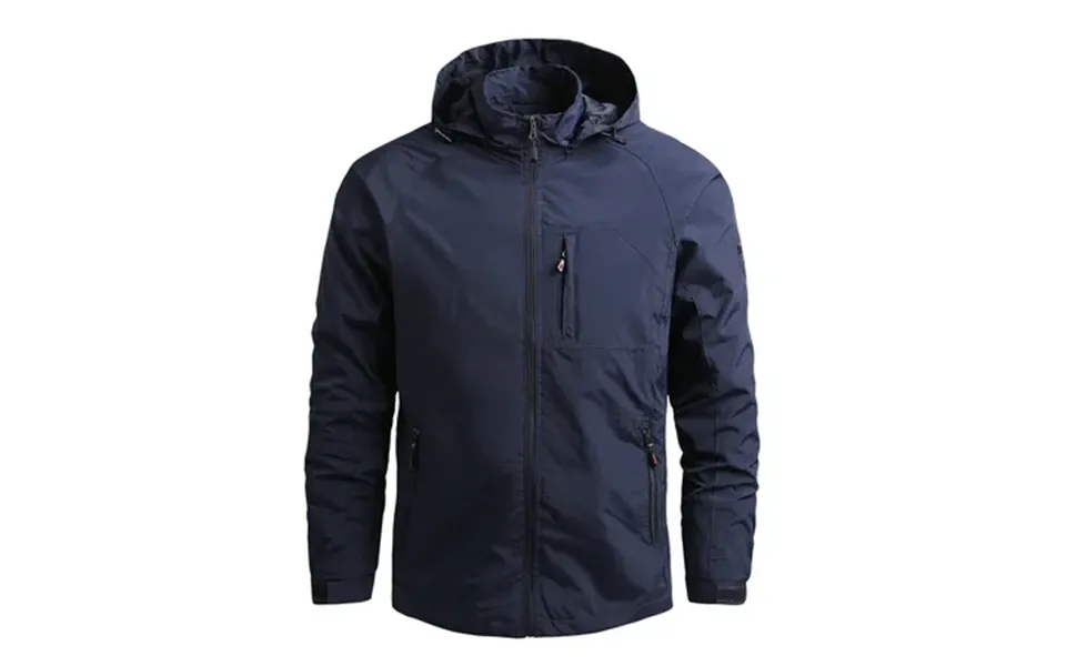 Men S Jackets For Hiking Outdoor Activities Casual Detachable Hooded Long Sleeve Zipper Pocket Windbreaker Coat Jacket