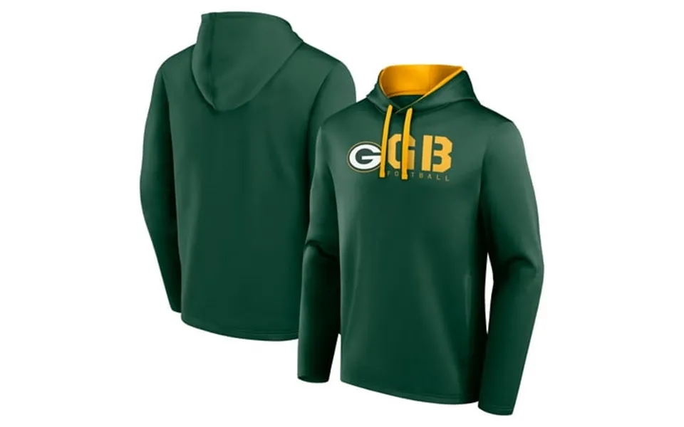 Men S Logo Athletic Green Green Bay Packers Head Start Pullover Hoodie