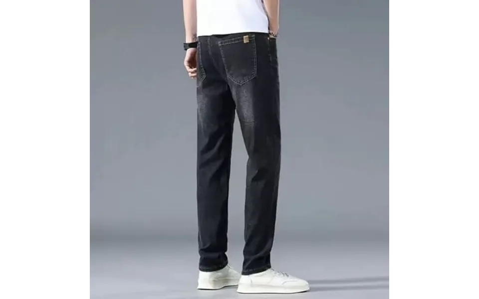 Men S Loose Stretch Black Denim Coop