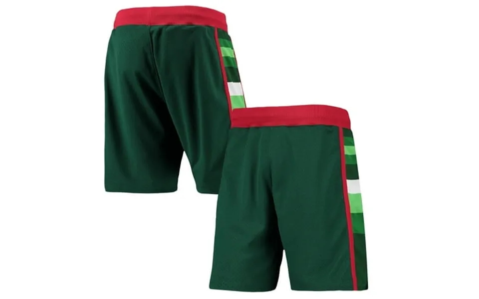 Men S Mitchell & Ness Green Milwaukee Bucks 1983-84 Hardwood Classics Authentic Shorts