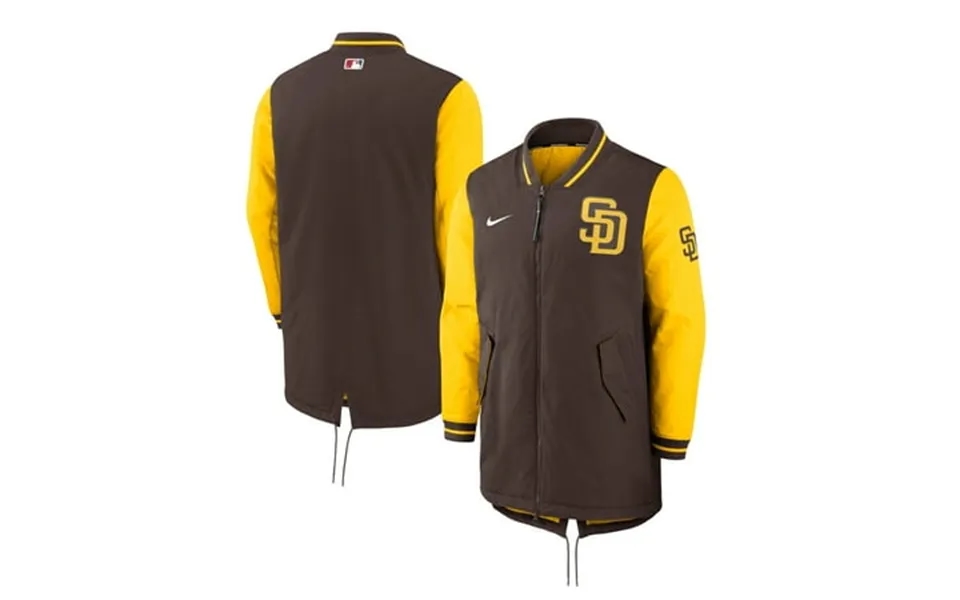 Men S Nike Brown San Diego Padres City Connect Dugout Full-zip Jacket