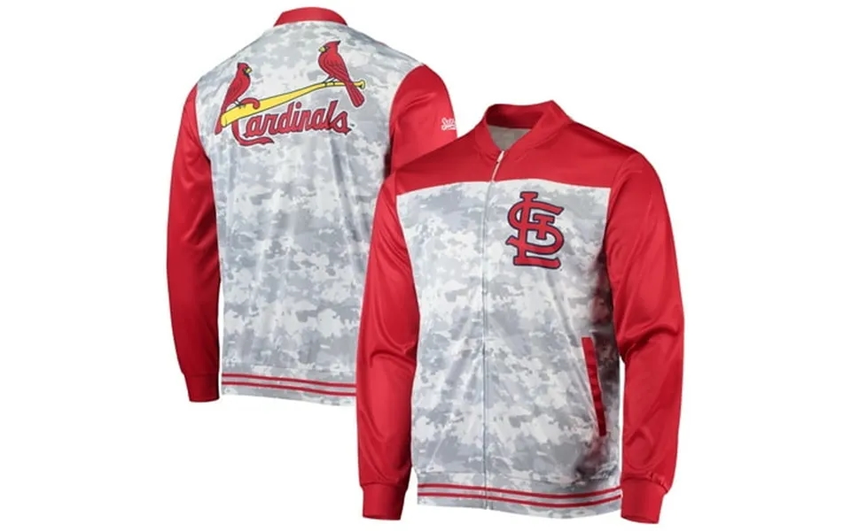 Men S Stitches Red St. Louis Cardinals Camo Full-zip Jacket