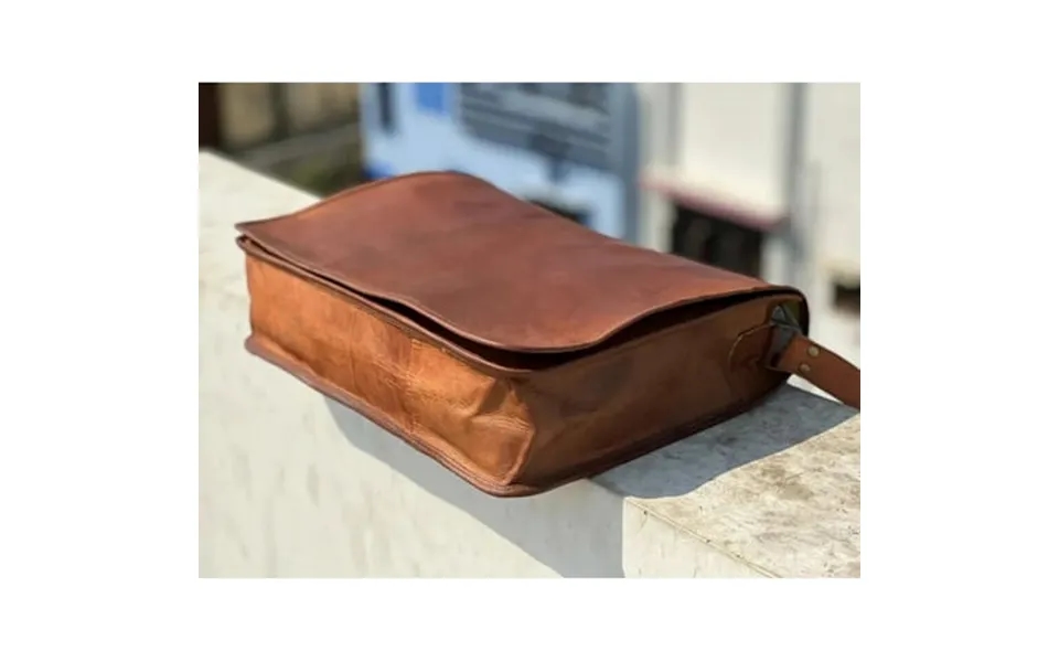 Men S Vintage Laptop New Travel Messenger Leather Genuine Sling Satchel Bag