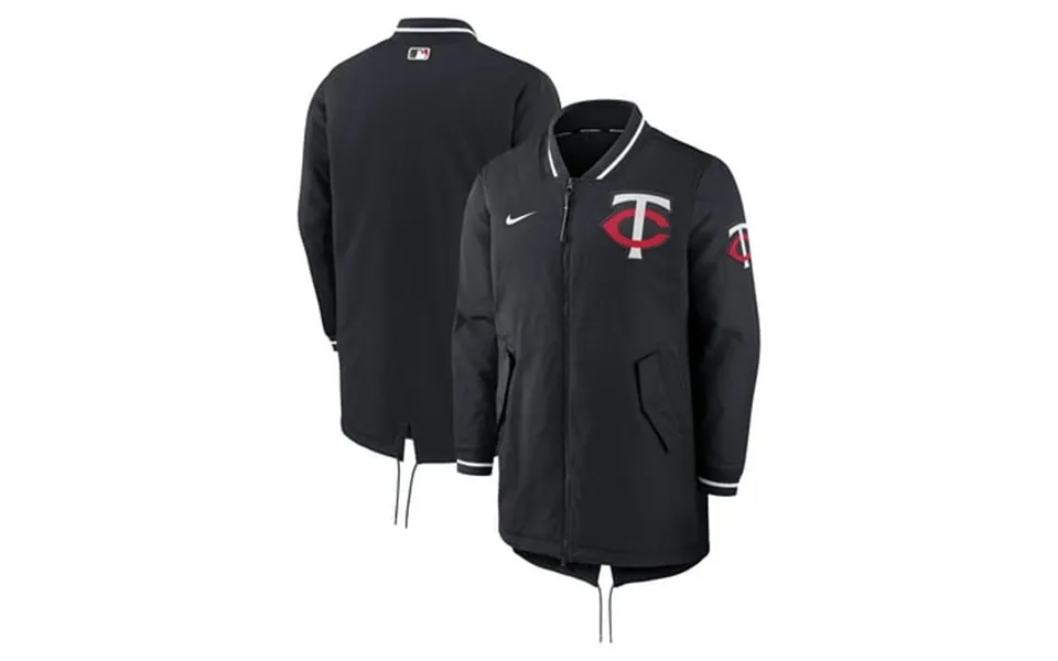 Men S-nike Navy Minnesota Twins Dugout Performance Full-zip Jacket