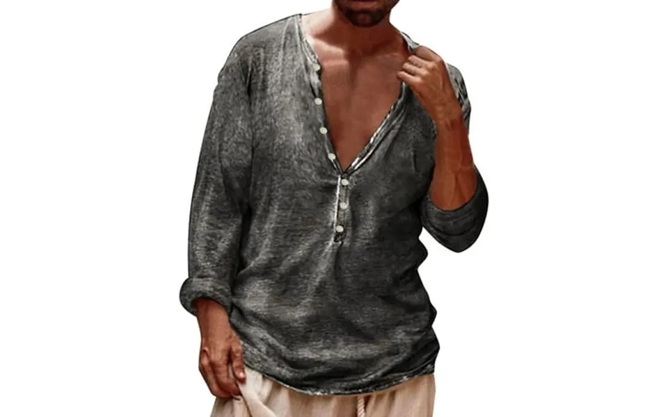 Mens Summer Fashion Casual Fasten 3d Digital Printing T Shirt Long Sleeve Top Yutnsbel