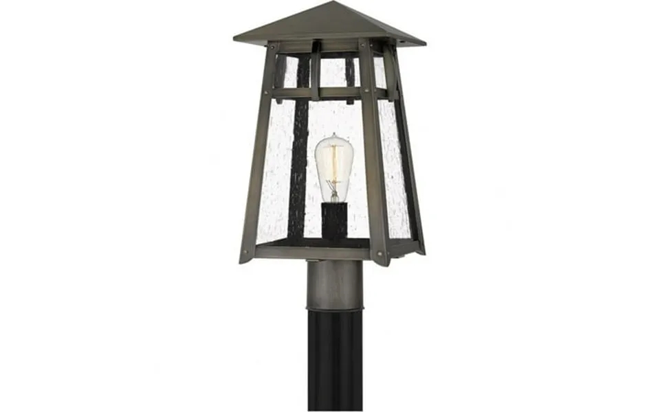 Merle 1-light Outdoor Post Mount In Burnished Bronze