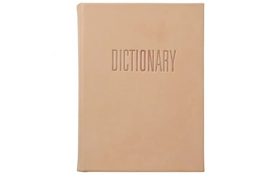 Merriam-webster Collegiate Dictionary Natural Vachetta Leather By Graphic Image