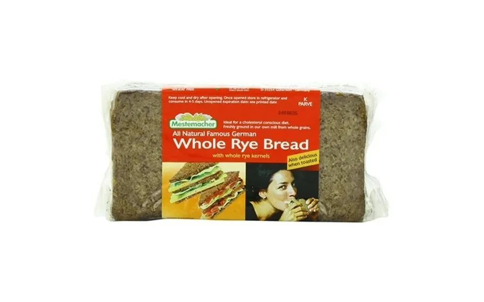 Mestemacher Bread Whole Rye 17.6-ounce Pack Of 1
