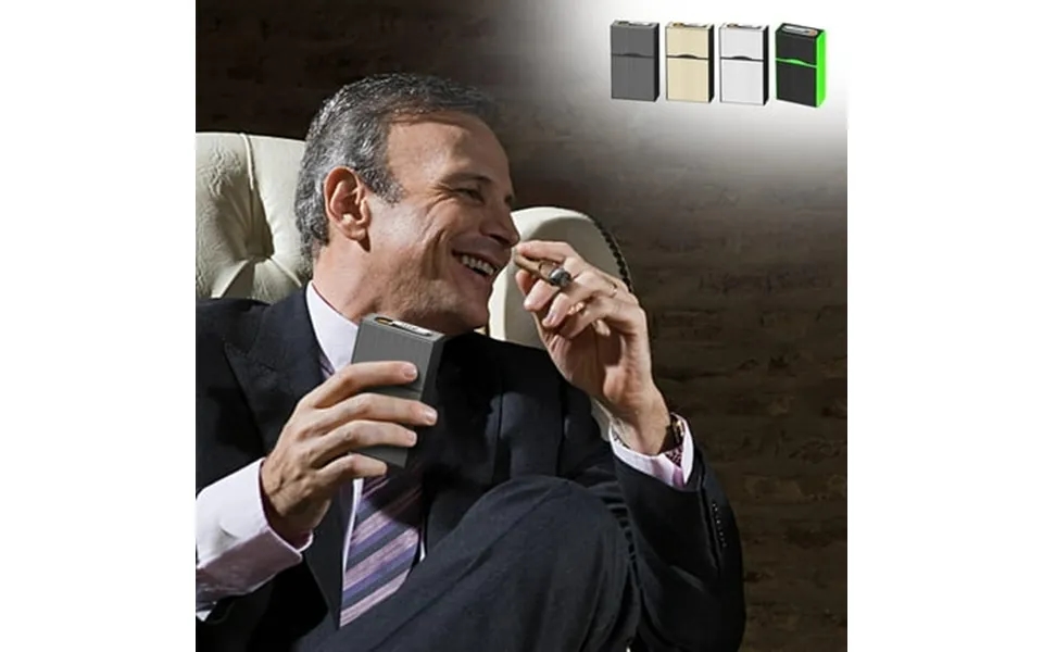 Metal Cigarettes Case Box Pocket Holder For 20 Regular Cigarettes Retro Cigarettes Case For Men And Women Convenient Lig