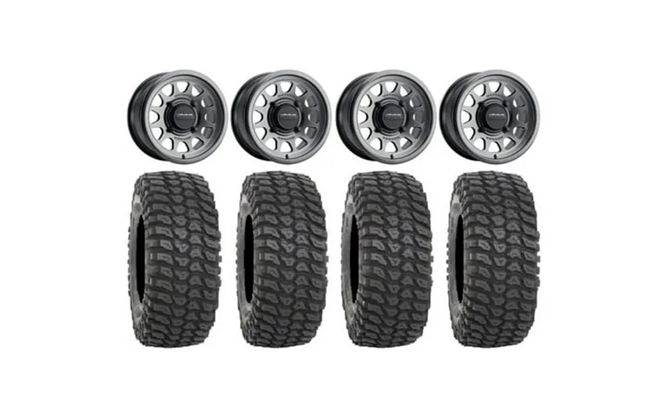 Method 414 15 Wheels Graphite 38mm 33 Xcr350 Tires Polaris Rzr Xp 1000 Pro Xp Ranger Xp 900 1000