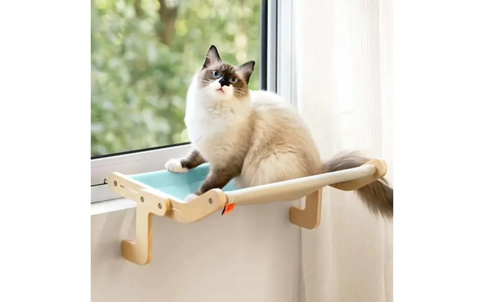 Mewoofun Medium Cat Sill Window Perch Lounge Mount Hammock Window Seat Bed For Indoor Cats Blue