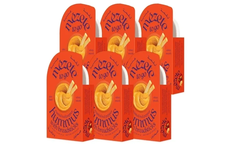 Mezete Roasted Red Pepper Hummus 81g.