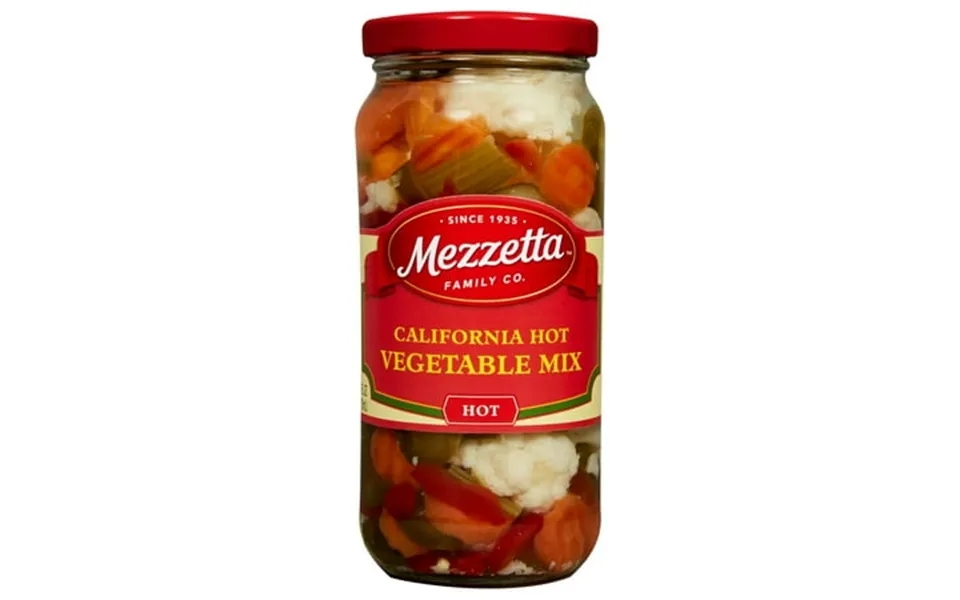 Mezzetta Mixed Vegetable Hot 16 Oz Pack Of 6