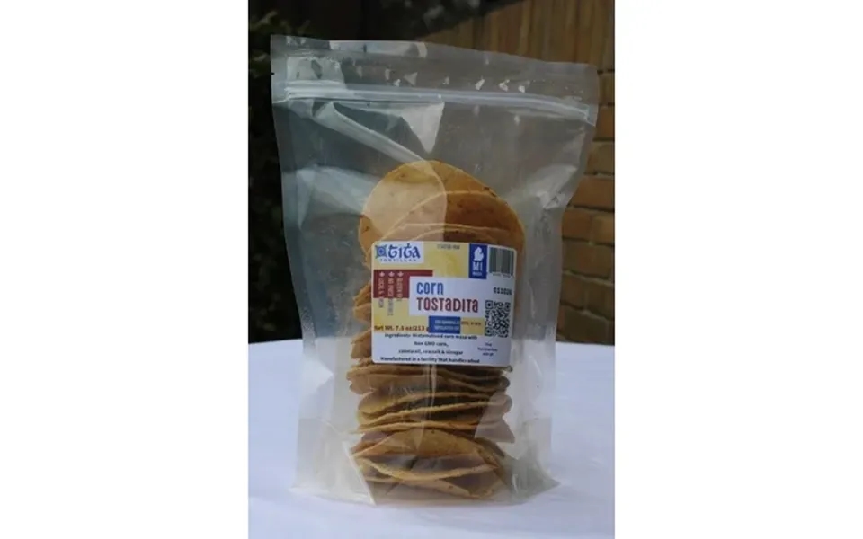 Mi Delicia Tostadita Fried Tortilla Crunchy Preservative Free Ready To Eat 25 Count