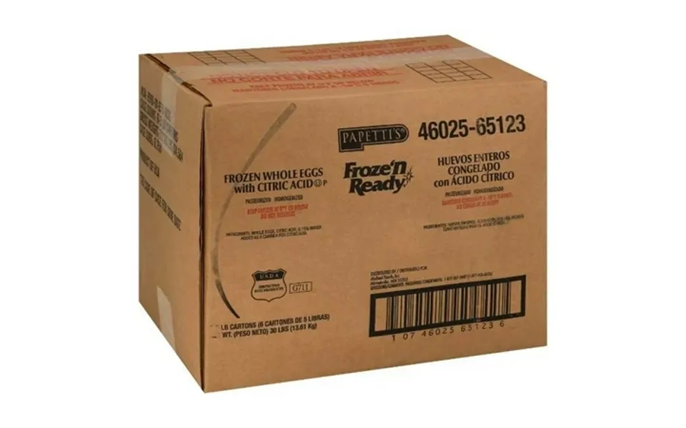 Michael Foods Papettis Whole Egg 5 Pound - 6 Per Case.