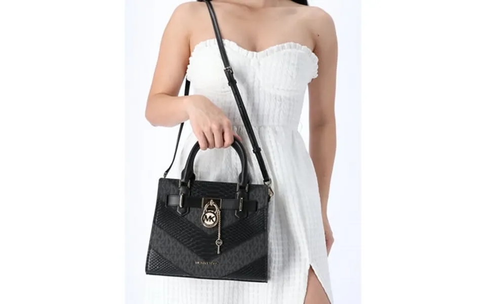 Michael Kors 35r4ghms1l Hamilton Small Satchel Signature Mk