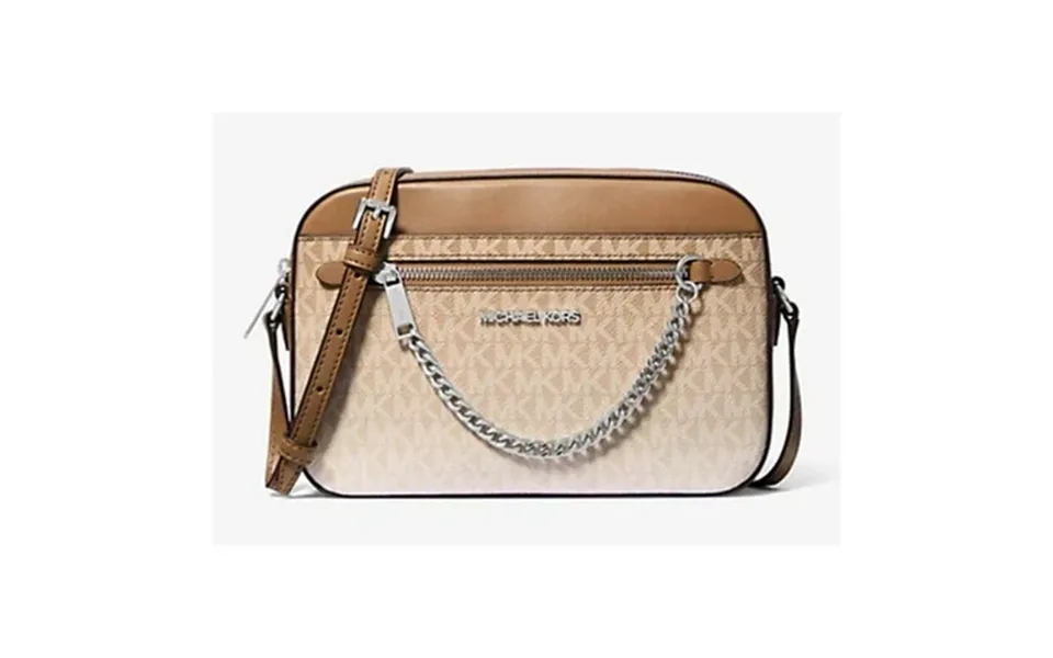 Michael Kors Jet Set Large Ombré Signature Logo Crossbody Body Husk 35r5sttc9v-husk