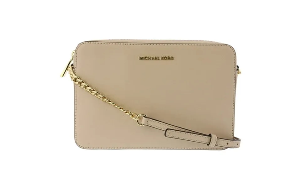 Michael Kors Jet Set Large Saffiano Leather Crossbody - Soft Pink