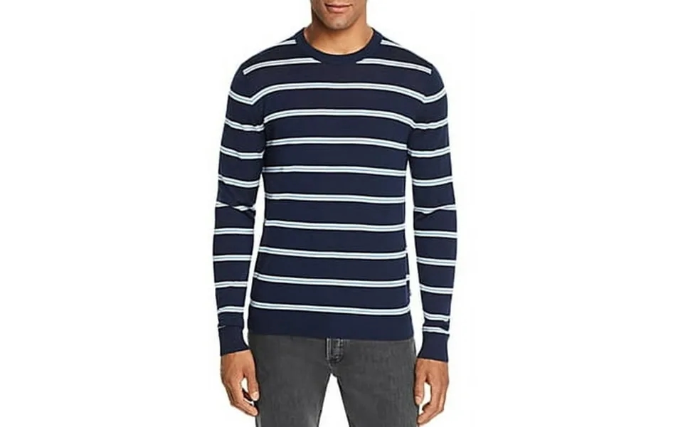 Michael Kors Midnight Striped Crewneck Sweater Us Large