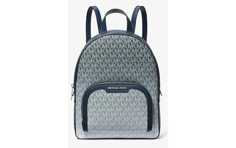 Michael Kors Women S Jaycee Medium Ombré Signature Logo Backpack Navy 35r5s8tb8v-navy