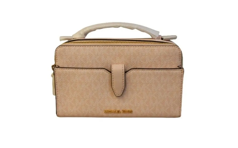 Michael Kors Women S Medium Double Zip Phone Crossbody Light Powder Blush 35r3gttc2v-424