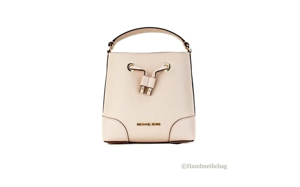 Michael Kors Womens Mercer Small Pebbled Leather Bucket Bag 35r3gm9m1l-424