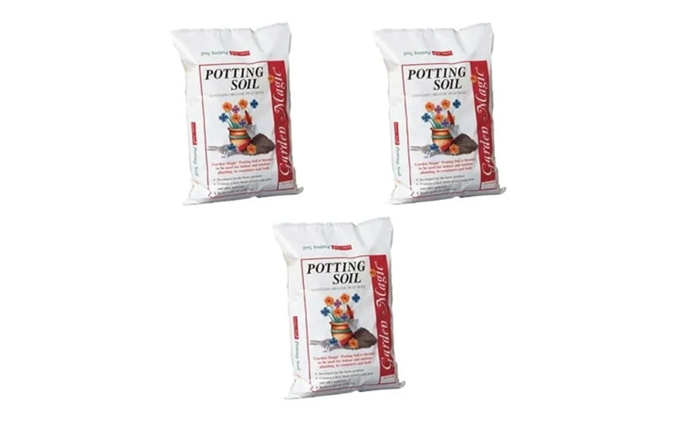 Michigan Peat Garden Magic General Purpose Soil Mix 20 Lb Bag 3 Pack