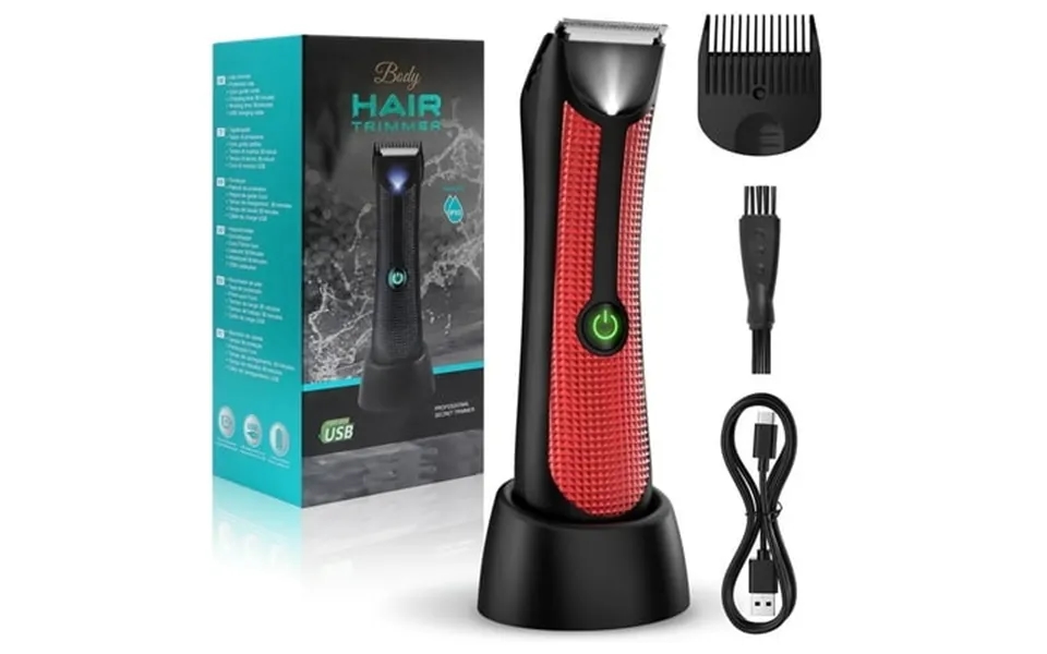 Michpong Ball Trimmer Shaver Body Hair Trimmer Waterproof Rechargeable For Men Woman Pubic Groin