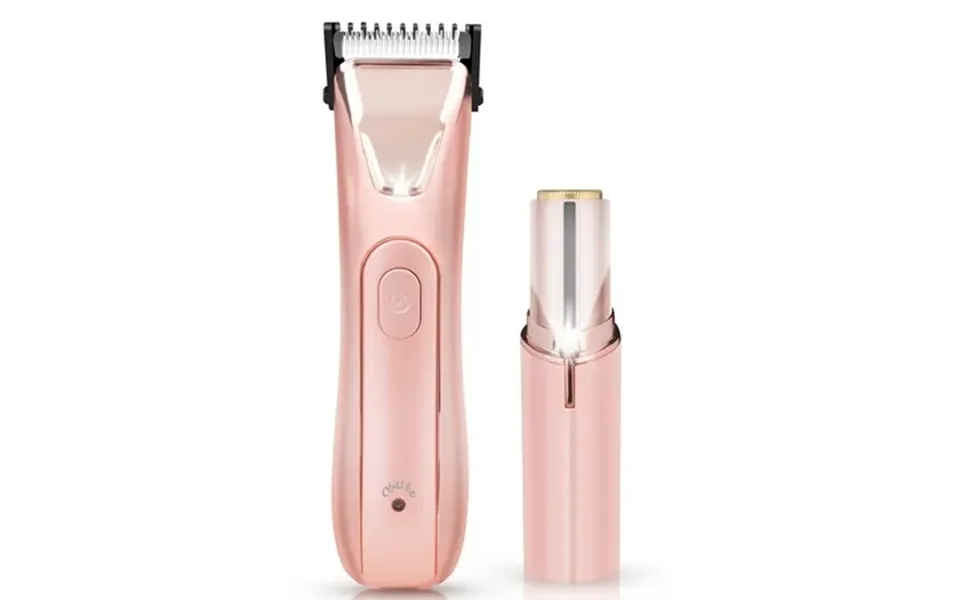 Michpong Woman Electric Shaver Bikini Trimmer Facial Hair Trimmer 2-in-1 Rechargeable For Private Part Pubic Hair
