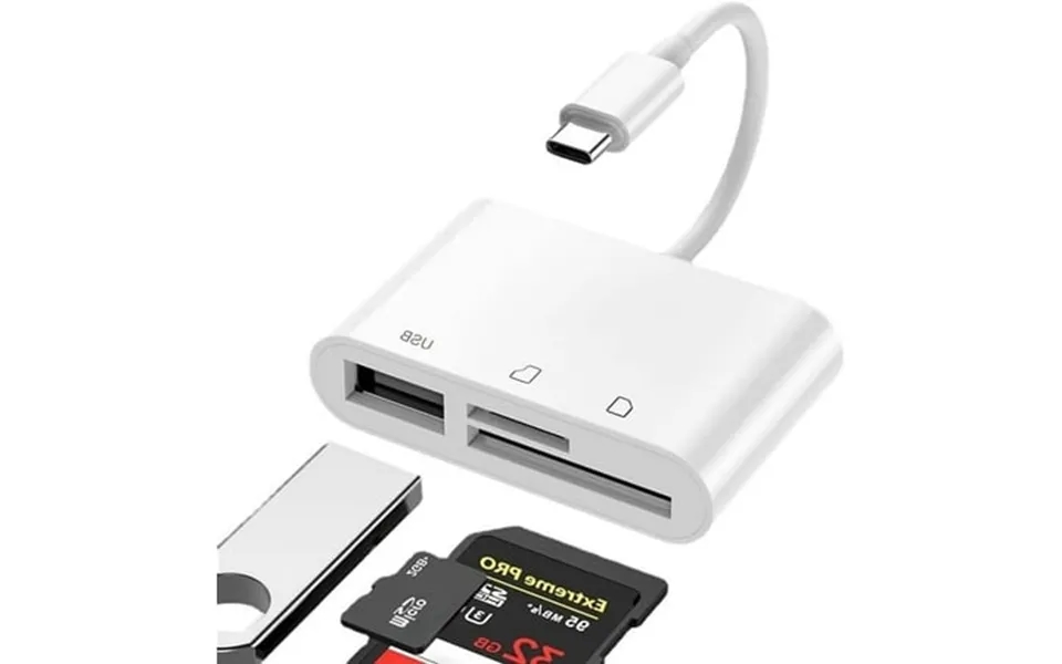 Micro Sd Card Reader Usb C For Iphone Ipad Game Camera Sd Card Viewer With Dual Slot For Microsd Sd Dual-connector Memor