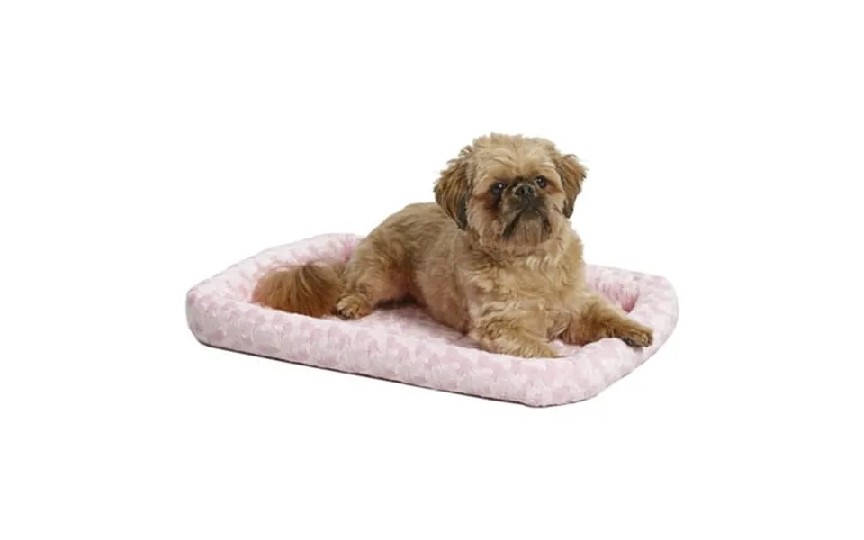 Midwest Quiettime Pet Bed & Dog Crate Mat Pink 24