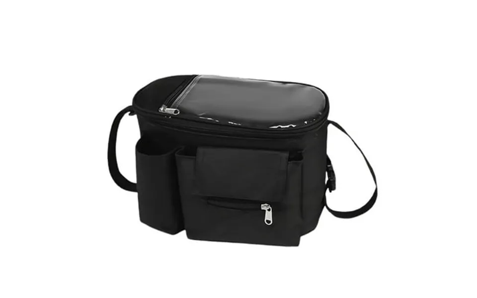 Mightlink Baby Stroller Bag Cartoon Pattern Large Capacity Bottle Holder Pocket Waterproof Diaper Storage Bag For Outdoo