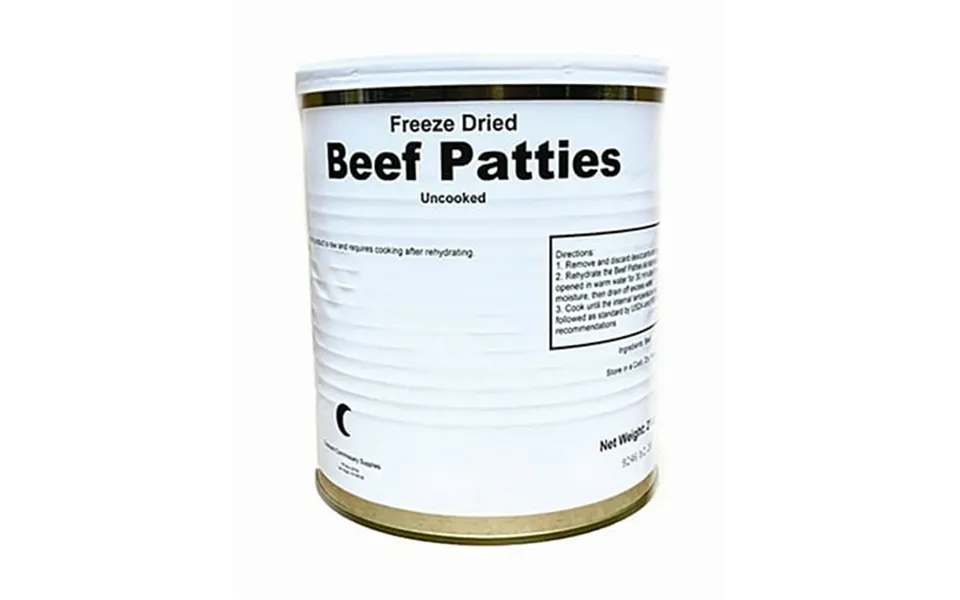 Military Surplus Freeze Dried Hamburger Ground Beef Patties 10 Can-1 Can