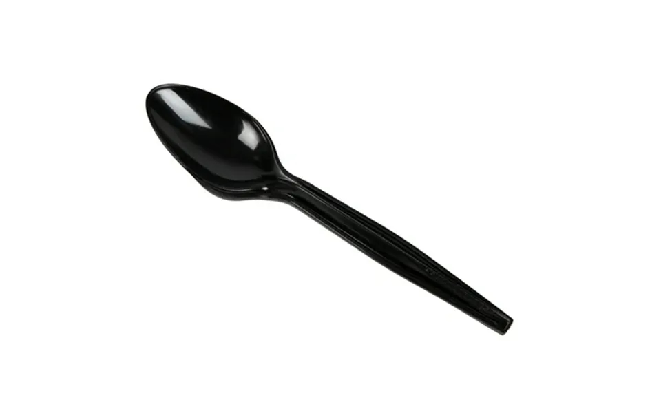 Mind Reader Spoon Refill For Cutdispbk-blk Plastic Utensils Restaurant Breakroom 100 Pcs Black