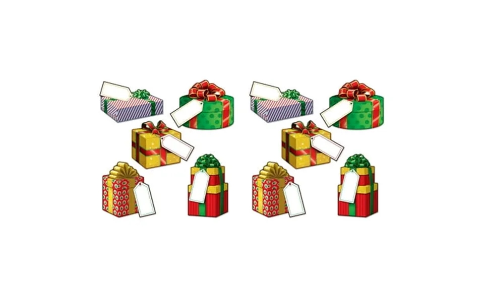 Mini Christmas Gift Cutouts
