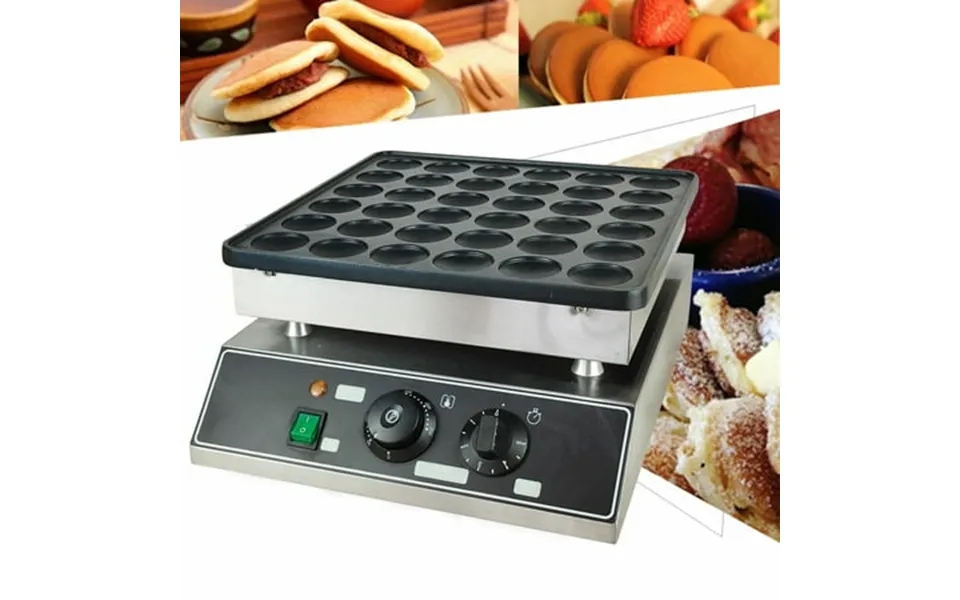 Mini Pancake Maker For 36 Holes Mini Dutch Pancakes 110v Pancake Pan Commercial