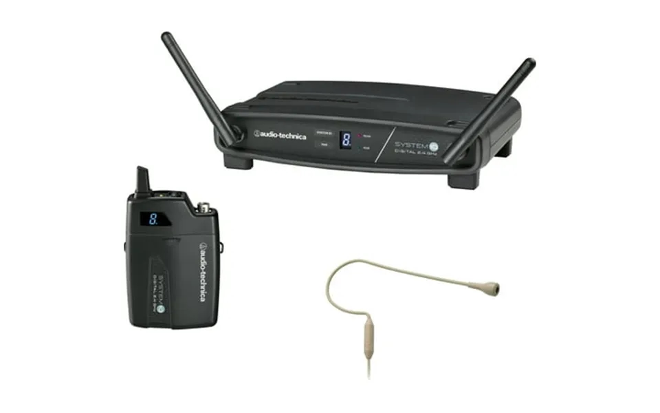 Miniature Beige Headworn Microphone System