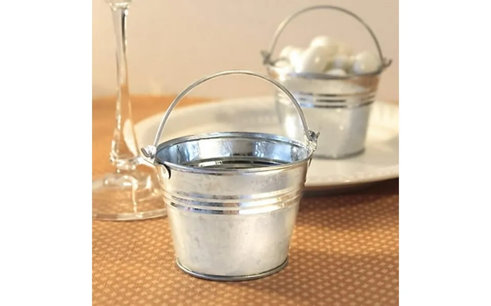 Miniature Galvanized Buckets Package Of 240