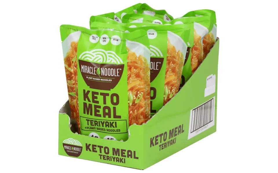 Miracle Noodle Teriyaki Keto Meal 9.2 Oz Pack Of 6
