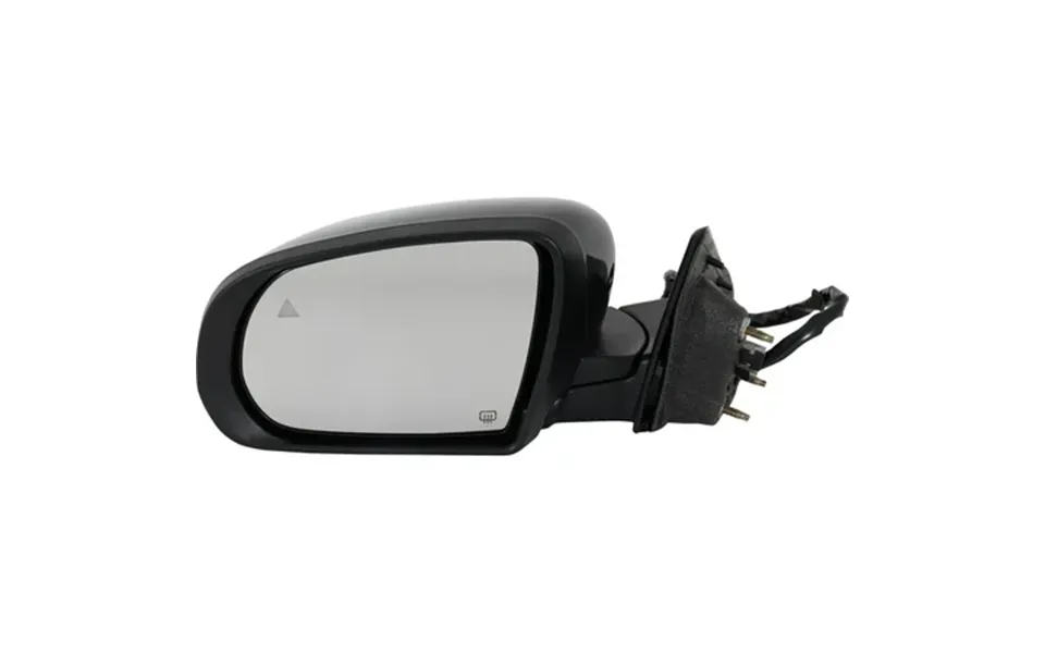 Mirror Compatible For 2017-2021 Jeep Compass Left Driver Heated Power Glass In-glass Signal Light Paintable