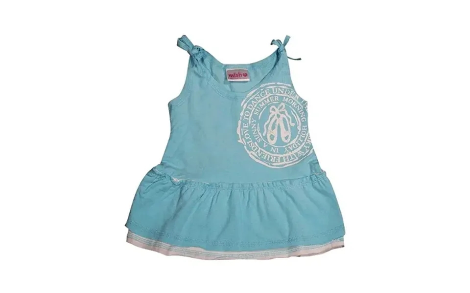 Mish Mish Baby Infant Newborn Girls 100% Cotton Sleeveless Tank Sundress 11767 11796-24months Aqua White