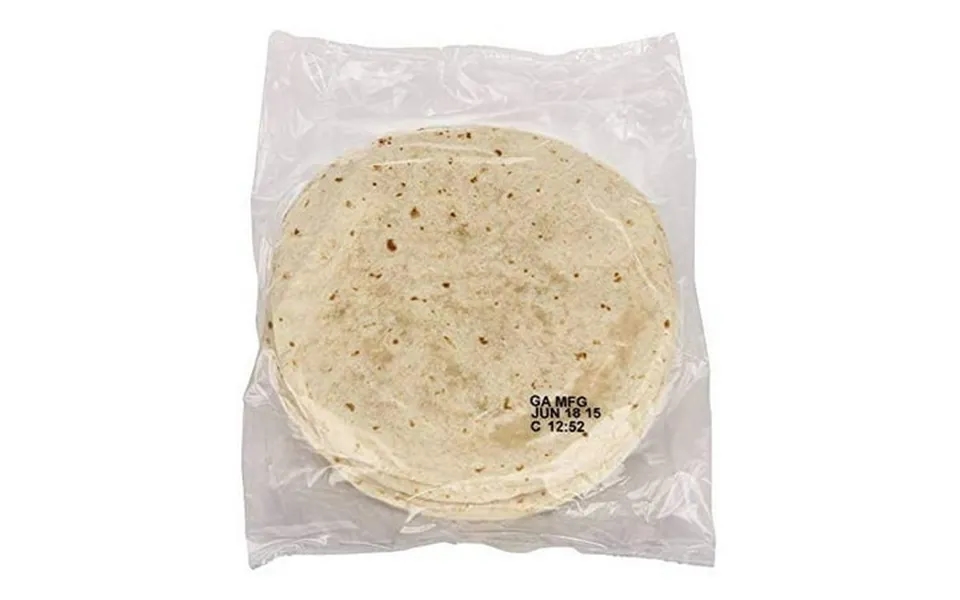 Mission Foods Heat Pressed Flour Tortilla 8 Inch - 12 Per Pack