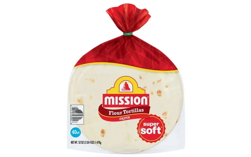 Mission Super Soft Flour Tortillas Fajita Size 40 Count